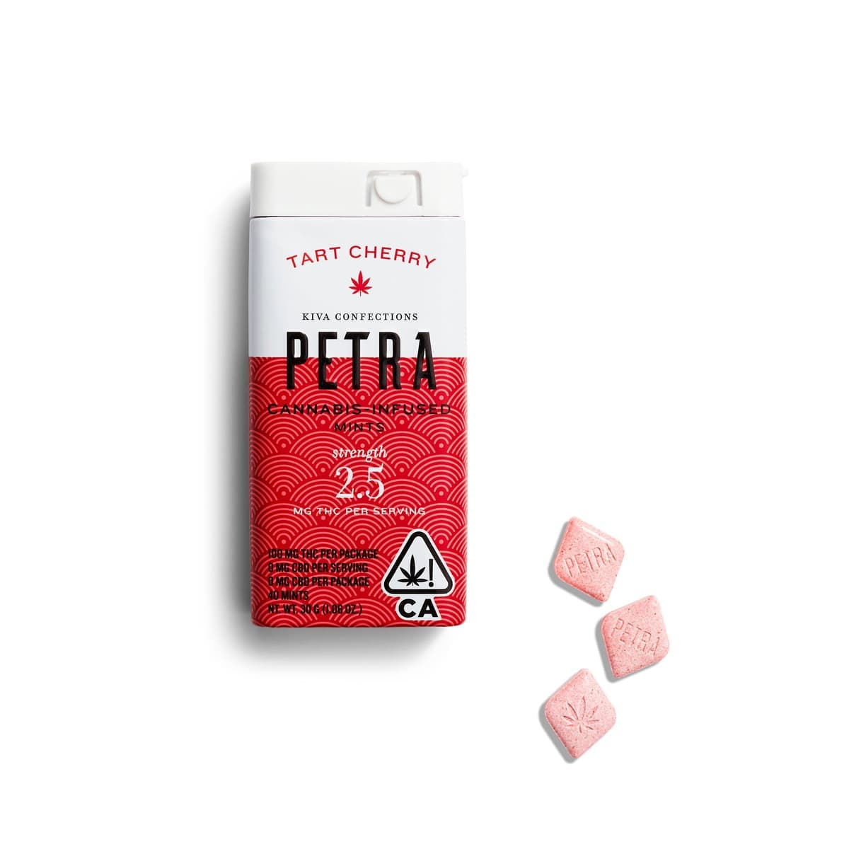 Kiva Tart Cherry Petra Mints Edibles cannabis