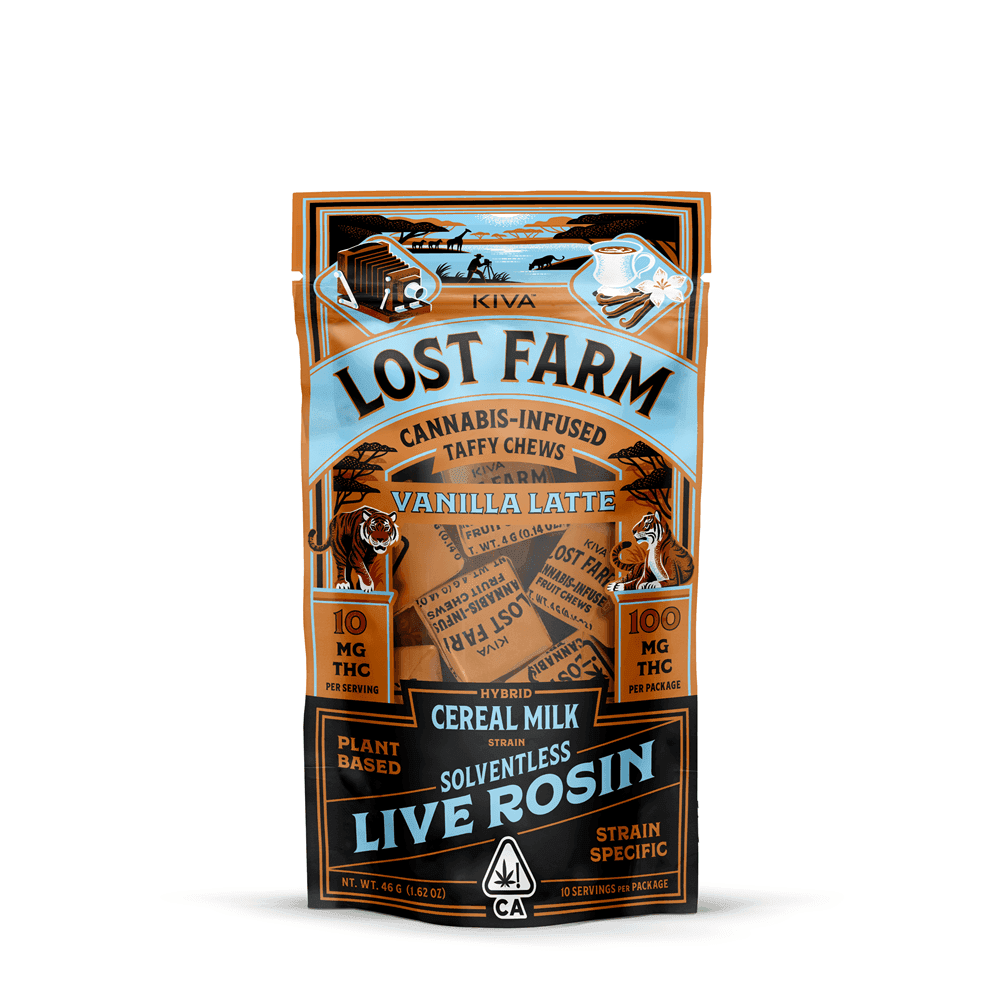 Vanilla Latte Cereal Milk Rosin Edibles by Kiva, $19.00