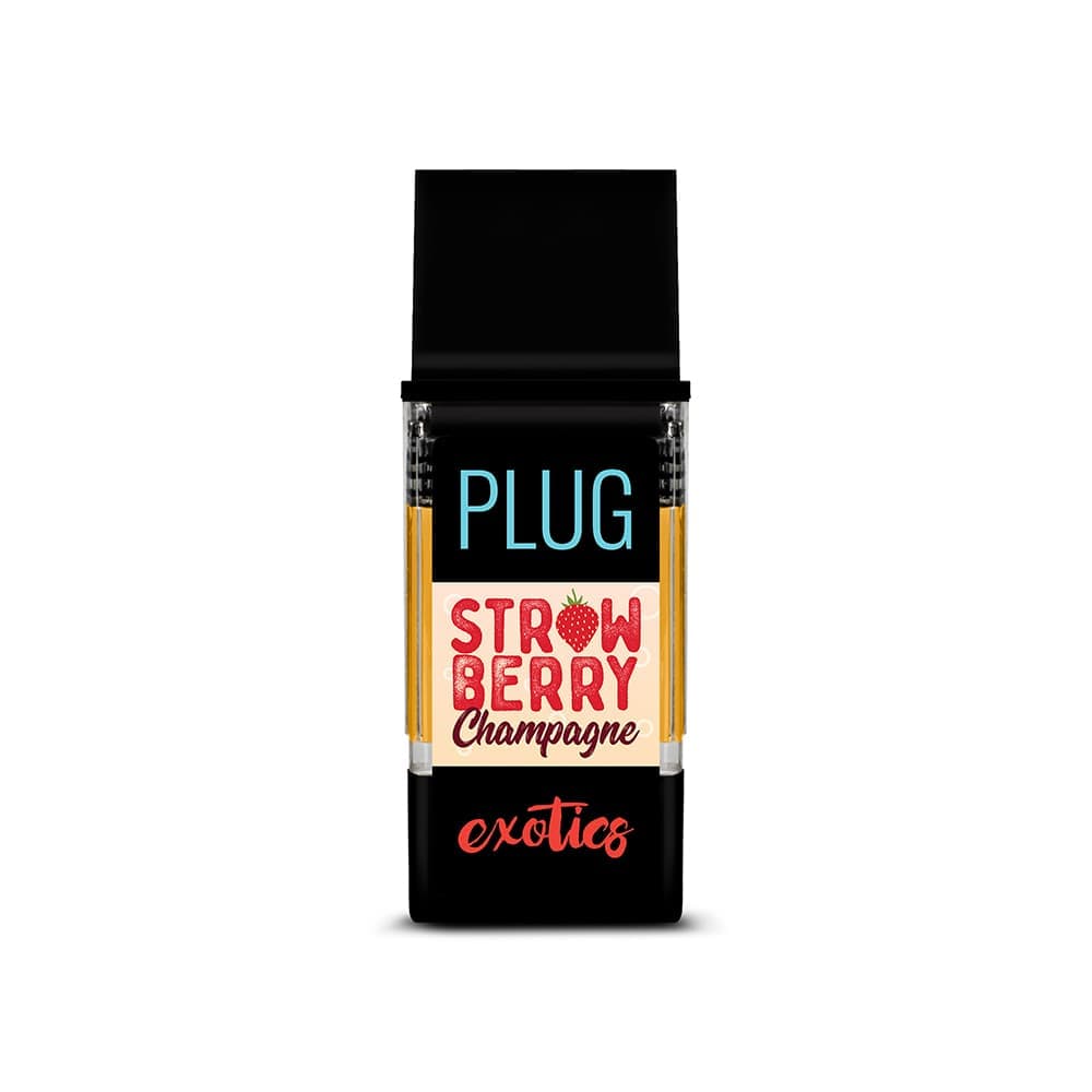 Plug n' Play Strawberry Champagne Exotics Vape - 1 Gram Vape Carts cannabis