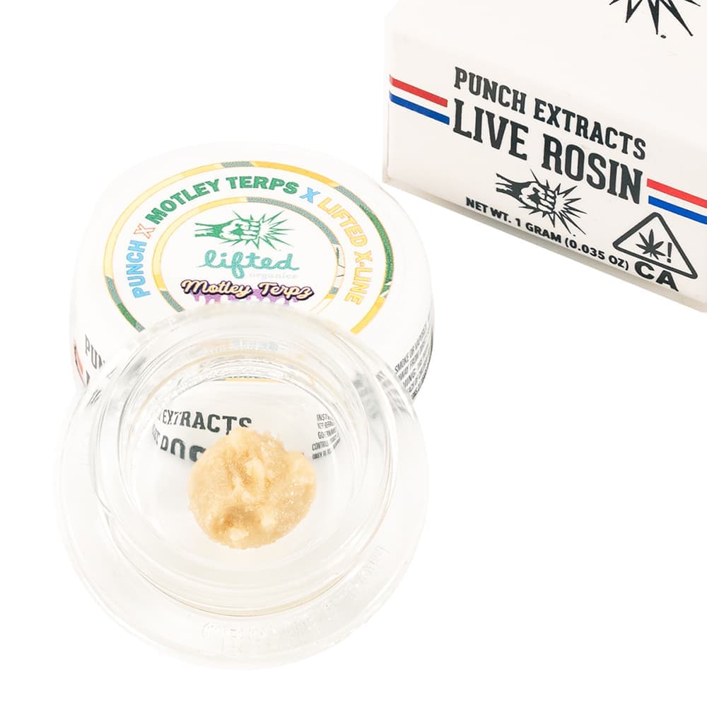Punch Extracts Lemon Rancher T4 Live Rosin Concentrate - 1 Gram Concentrates cannabis