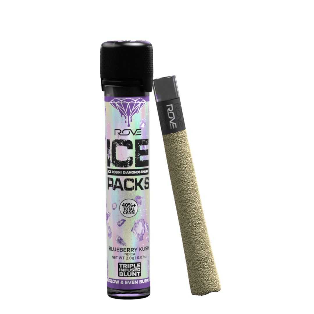 ROVE Blueberry Kush Infused Blunt - 2 Grams Pre-Rolls cannabis