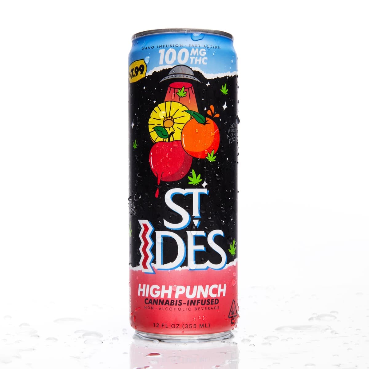 St. Ides Fruit Punch High Tea St Ides - 100 mg Beverages cannabis