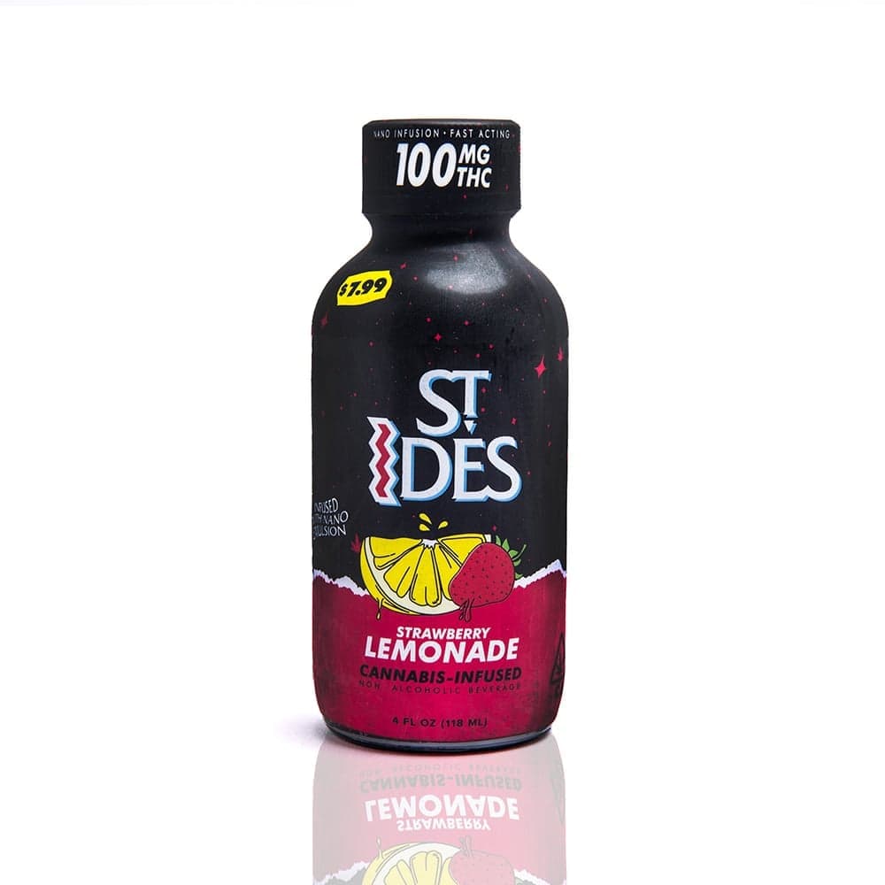 Strawberry Lemonade Beverages by St. Ides, $8.00