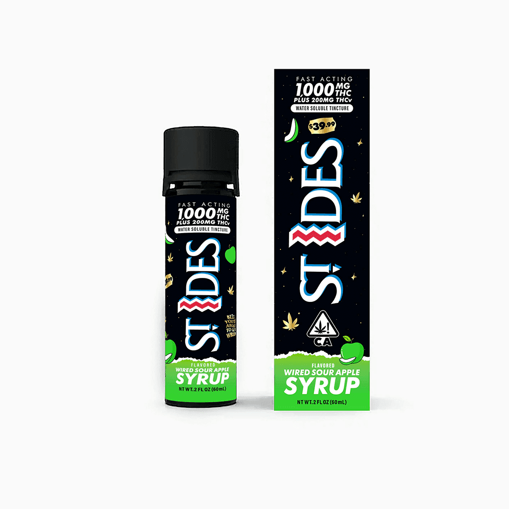 Wired Sour Apple THCV Tincture by St. Ides, $40.00