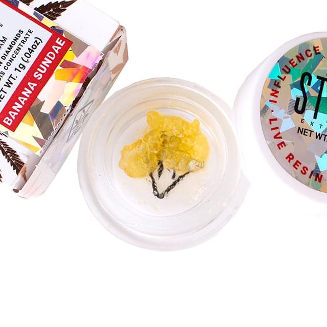 Stiiizy Banana Sundae Diamond Concentrate - 1 Gram Concentrates cannabis