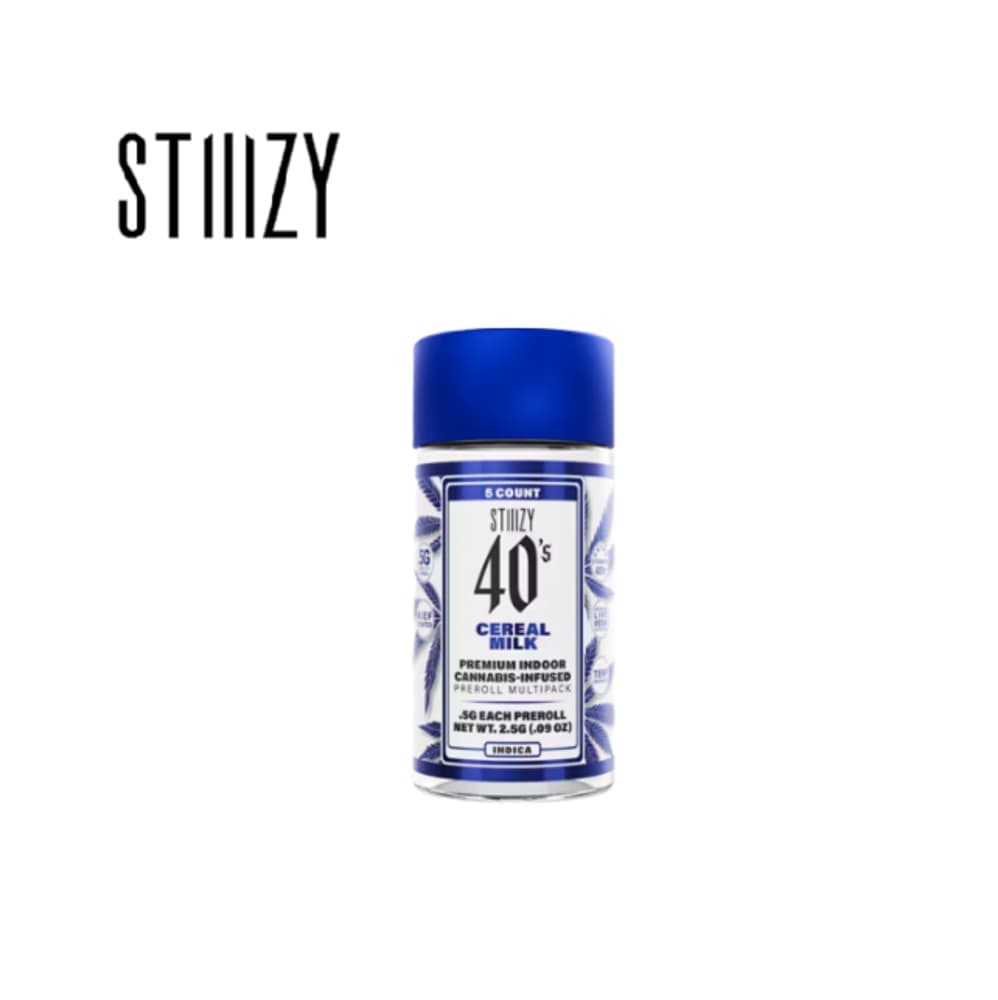 Stiiizy Cereal Milk Infused Blunts - 5 Pack 2.5 Grams Pre-Rolls cannabis
