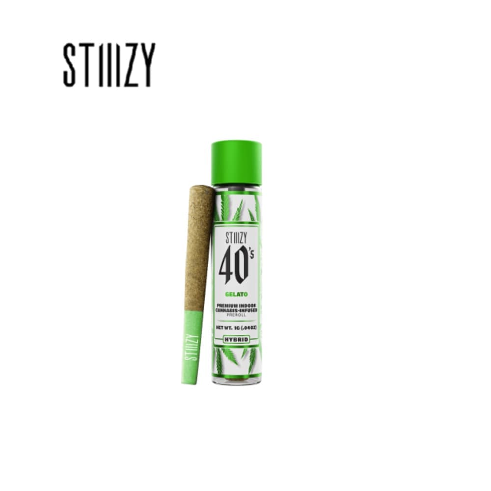 Stiiizy Gelato Infused Blunts 40's - 5 Pack 2.5 Grams Pre-Rolls cannabis