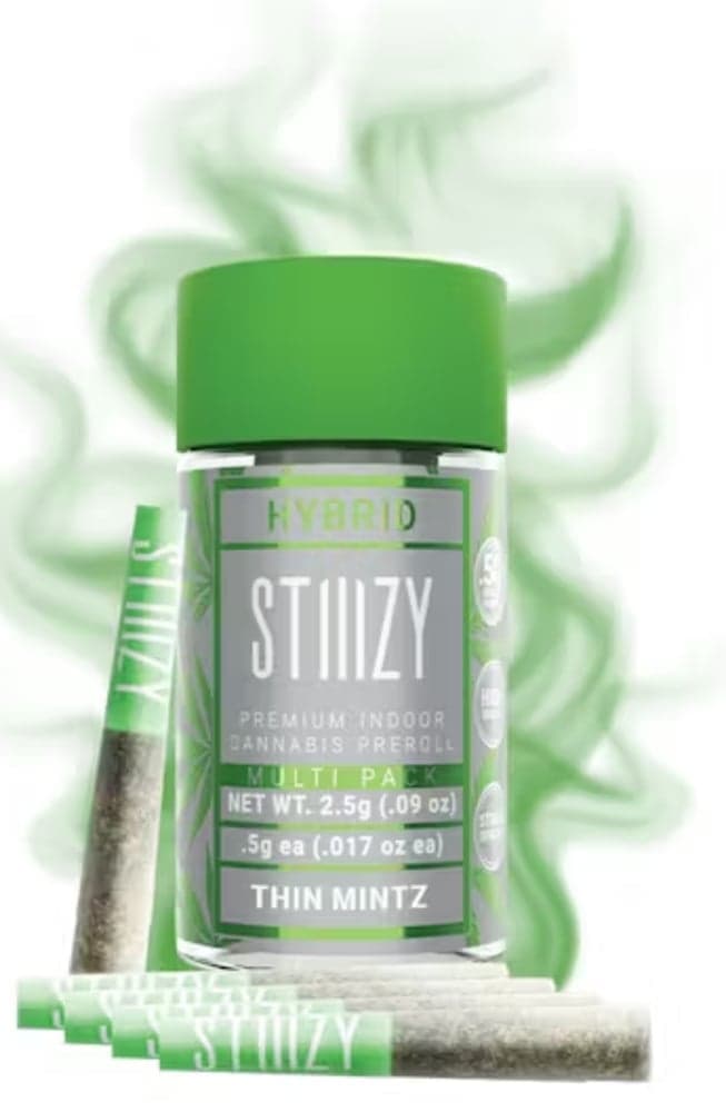 Stiiizy Goats Milk Naked Prerolls - 5 Pack 2.5 Grams Pre-Rolls cannabis