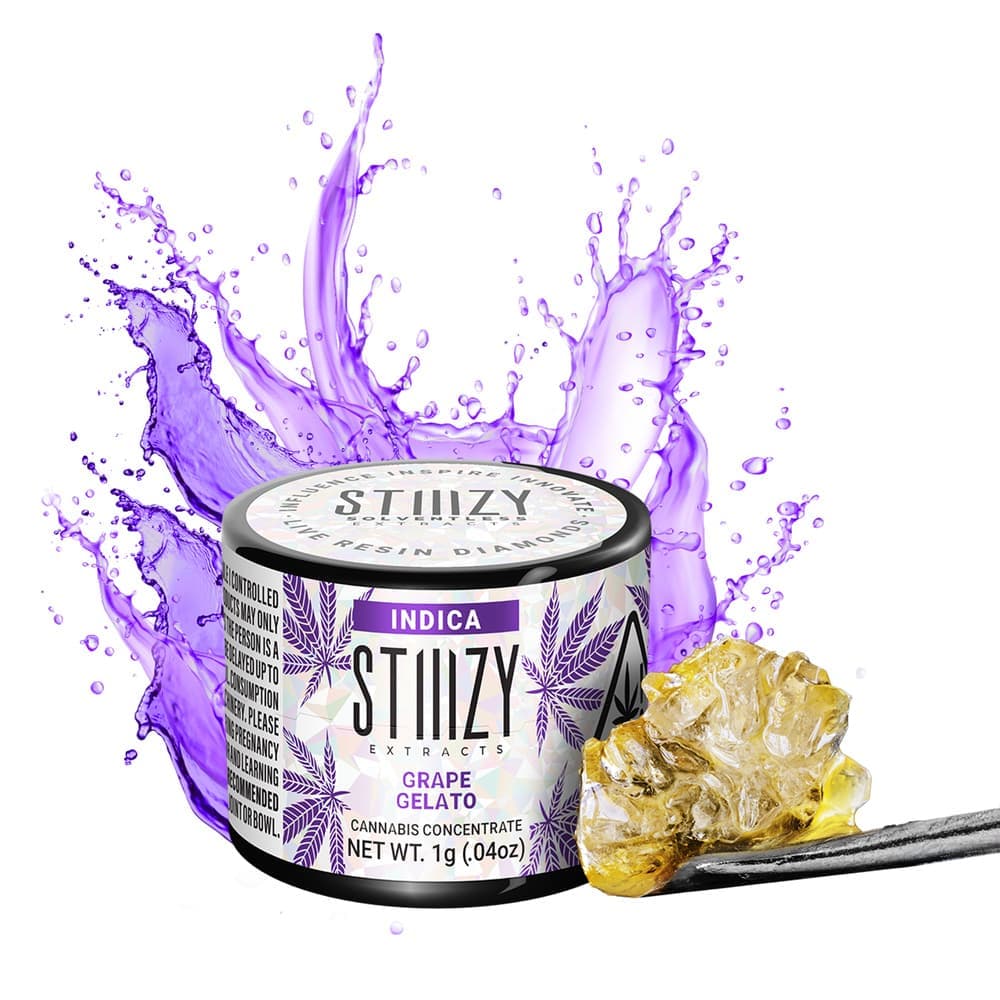 Stiiizy Grape Gelato Diamond Concentrate - 1 Gram Concentrates cannabis