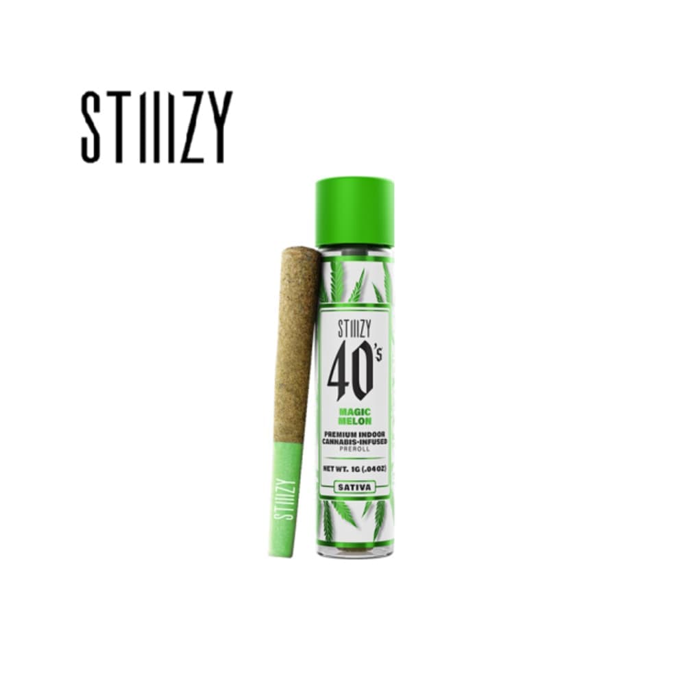 Stiiizy Magic Melon 40s Infused Prerolls - 5 Pack 2.5 Grams Pre-Rolls cannabis