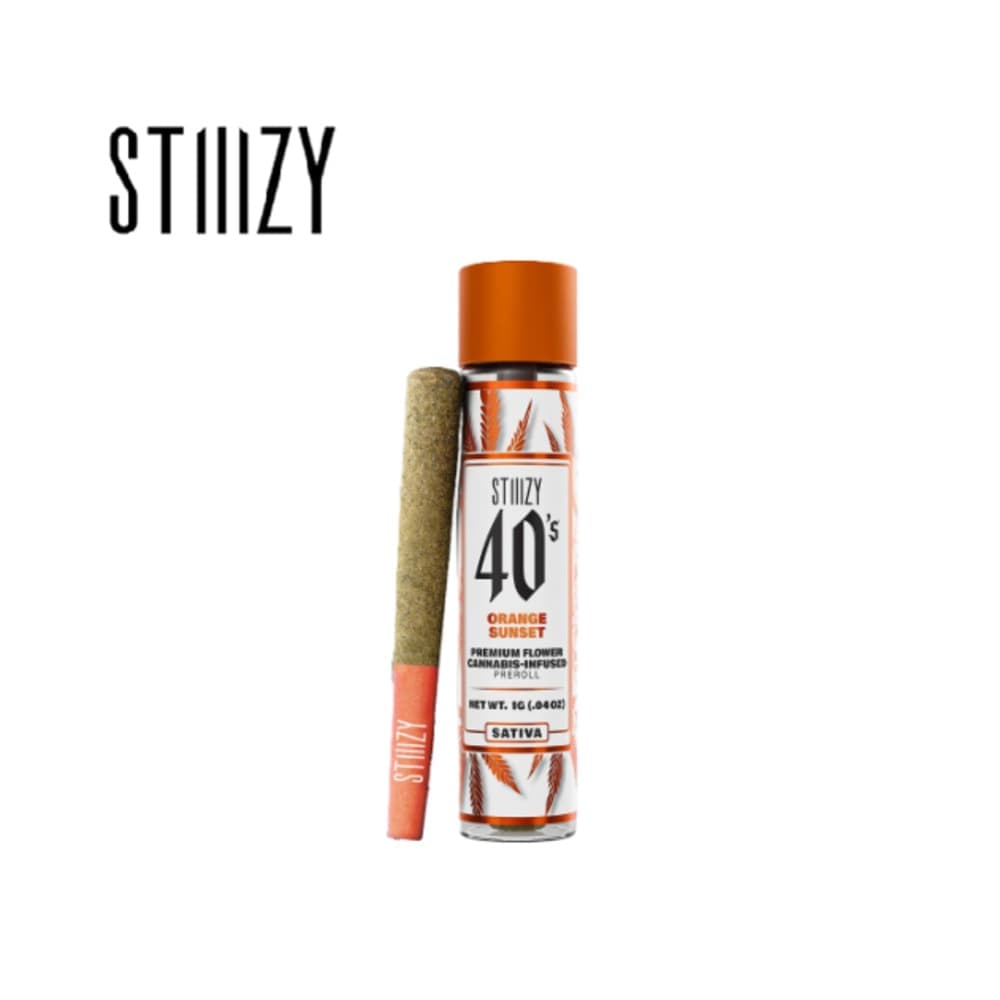 Stiiizy Orange Sunset Infused Blunts - 5 Pack 2.5 Grams Pre-Rolls cannabis