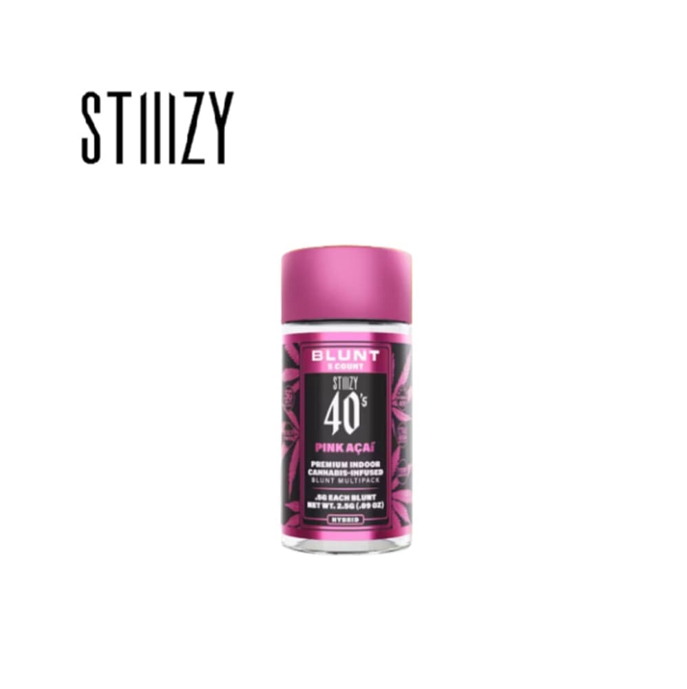 Stiiizy Pink Acai Mini Blunt Infuseds - 5 Pack 2.5 Grams Pre-Rolls cannabis