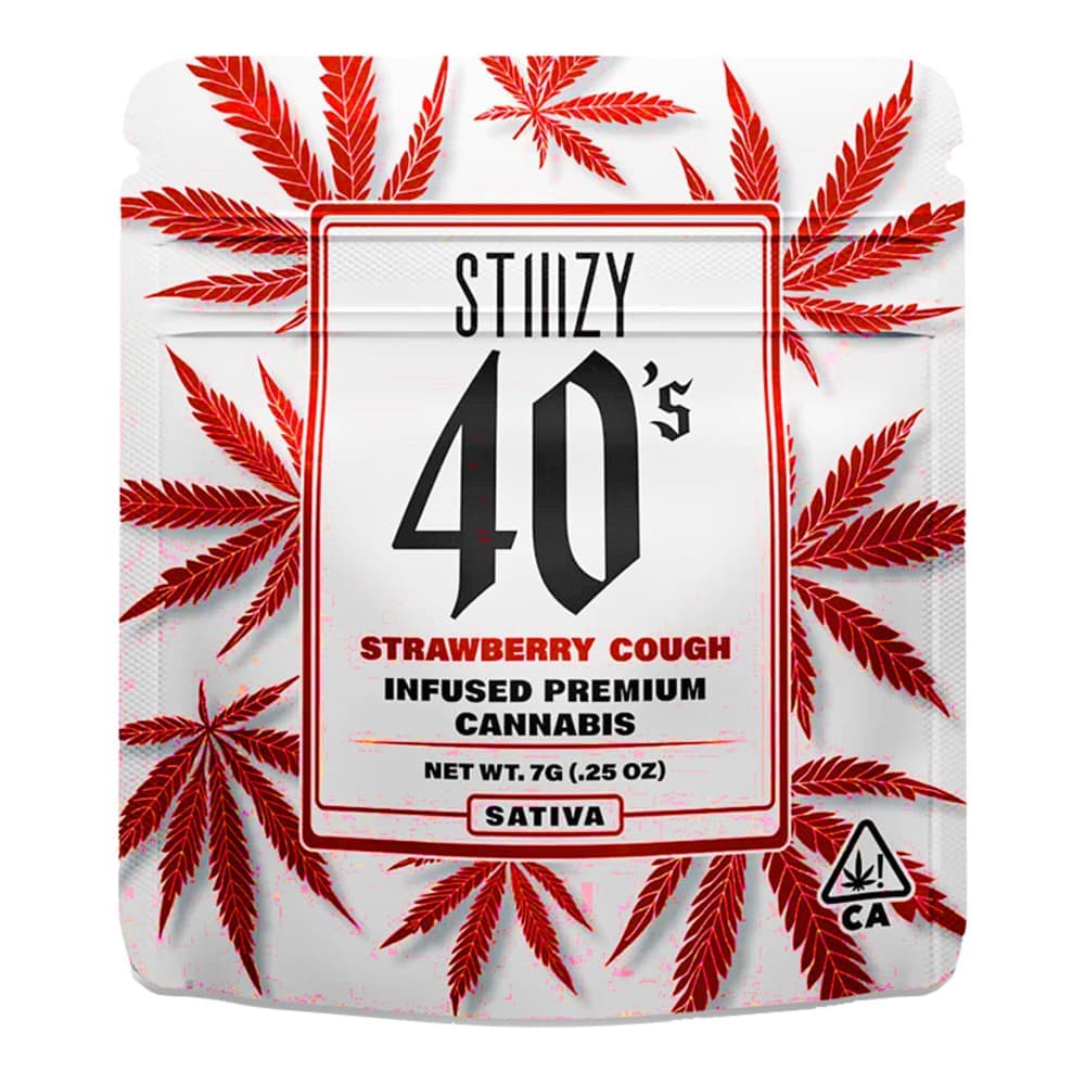 Stiiizy Strawberry Cough Infused Flower - 7 Grams Flowers cannabis