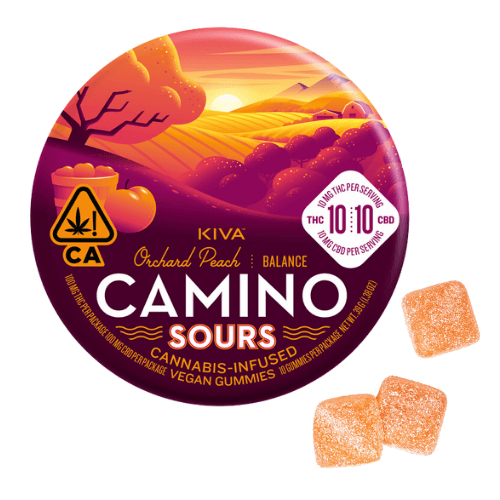 1:1 Orchard Peach Edibles by Camino - Kiva, $19.00