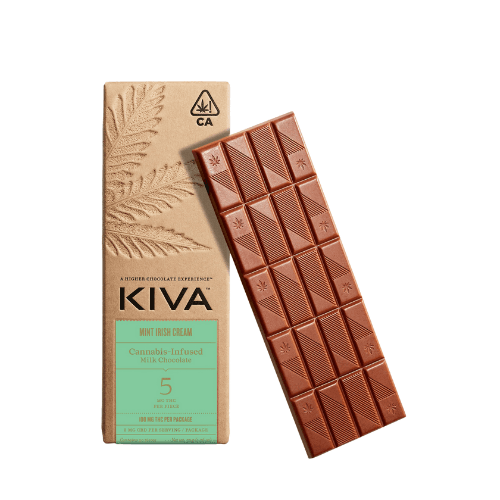 Mint Irish Cream Edibles by Kiva, $22.00
