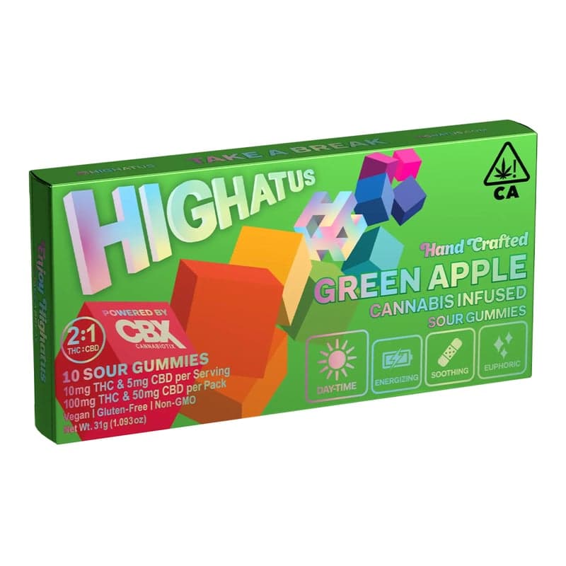 Green Apple CBD Edibles by Highatus - CBX, $16.00