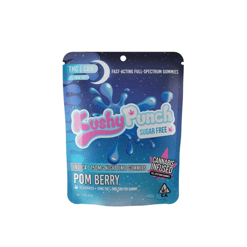 Blueberry Edibles by Kushy Punch, $14.00