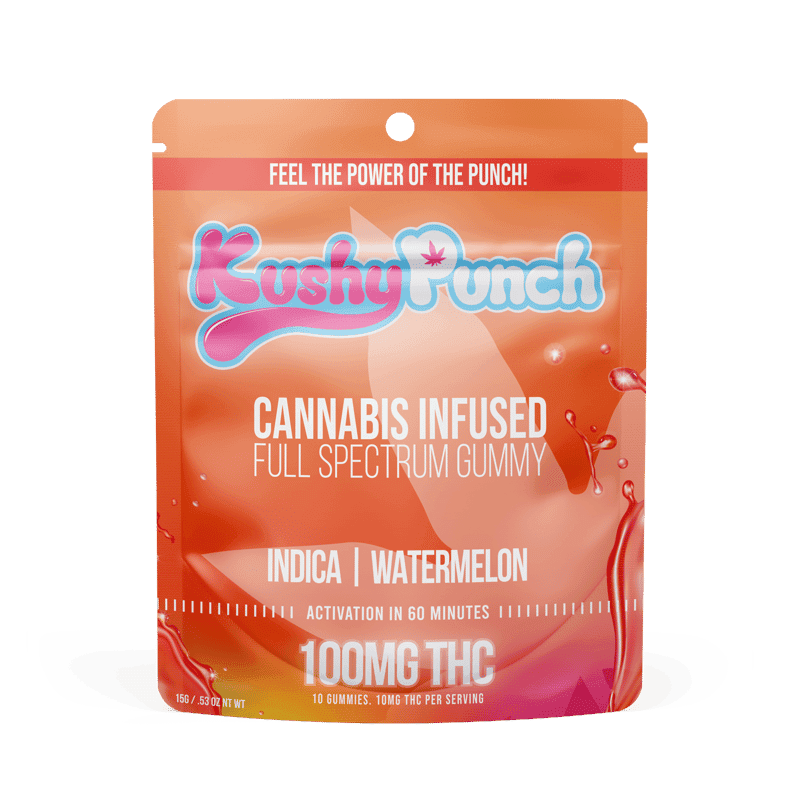 Watermelon Edibles by Kushy Punch, $14.00