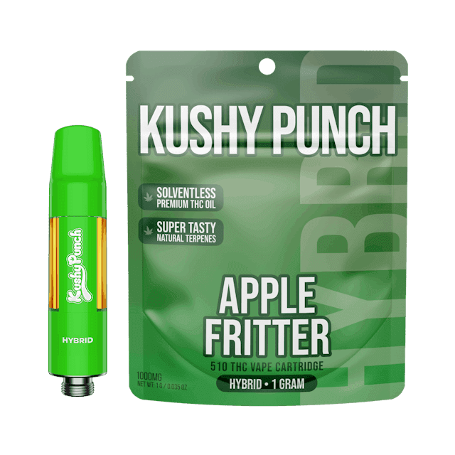 Apple Fritter Vape Carts by Kushy Punch, $21.00