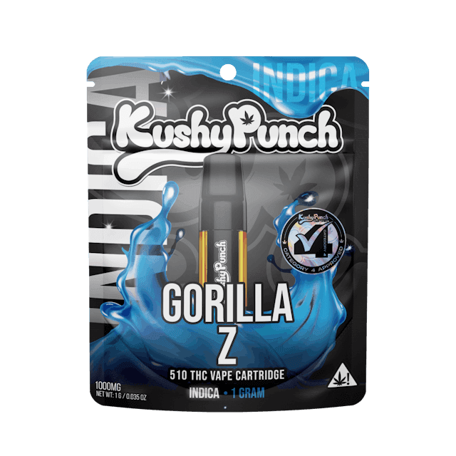 Gorilla Z Vape Carts by Kushy Punch, $21.00