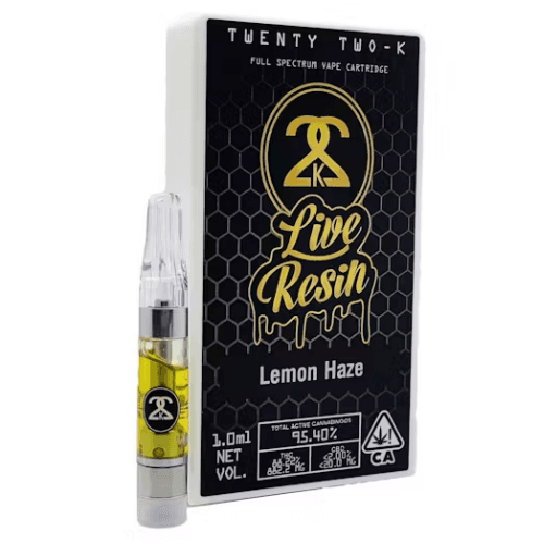 22K Super Silver Haze Vapes - 1 Gram Vape Carts cannabis