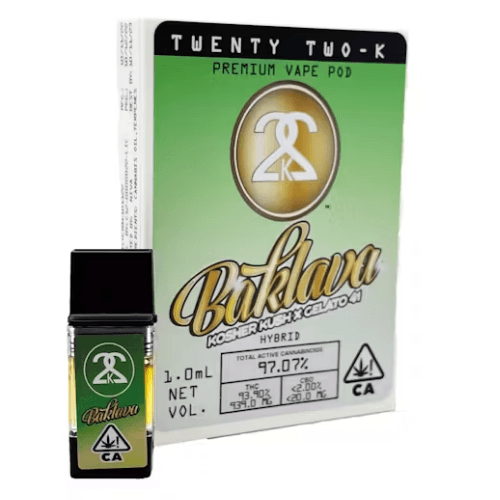 22K Papaya Punch LR Vape - 1 Gram Vape Carts cannabis