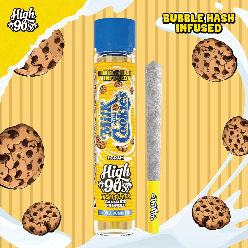 High 90s Milk n Cookies Preroll - 1 Gram Pre-Rolls cannabis