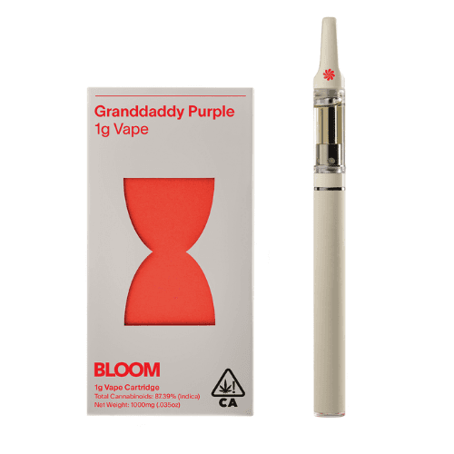 Bloom Brand Grandaddy Purple Vape - 1 Gram Vape Carts cannabis