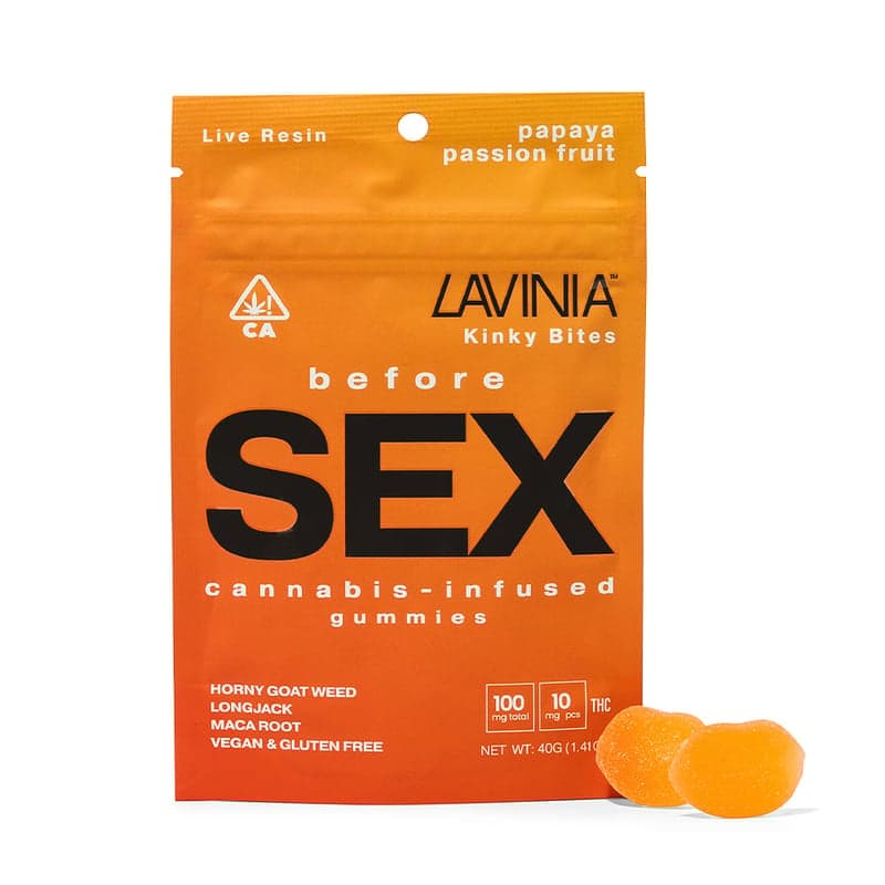 Before Sex Papaya Passionfruit Edibles by Lavinia, $8.00