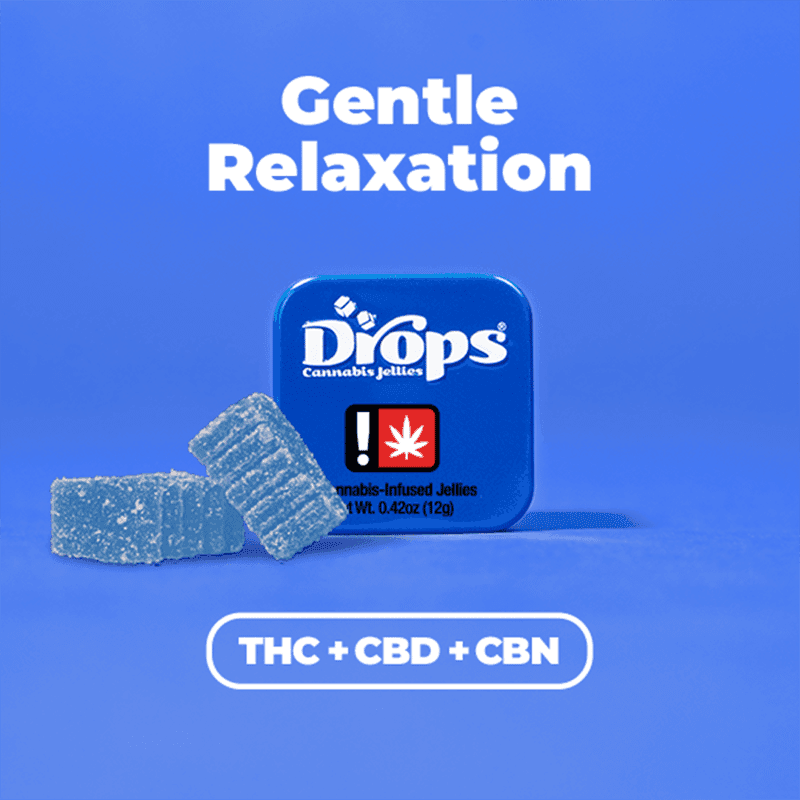 Blueberry (4:1) Edibles by Drops Cali, $7.00