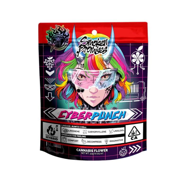 Cyber Punch Flowers by Smoken Promises, $34.00