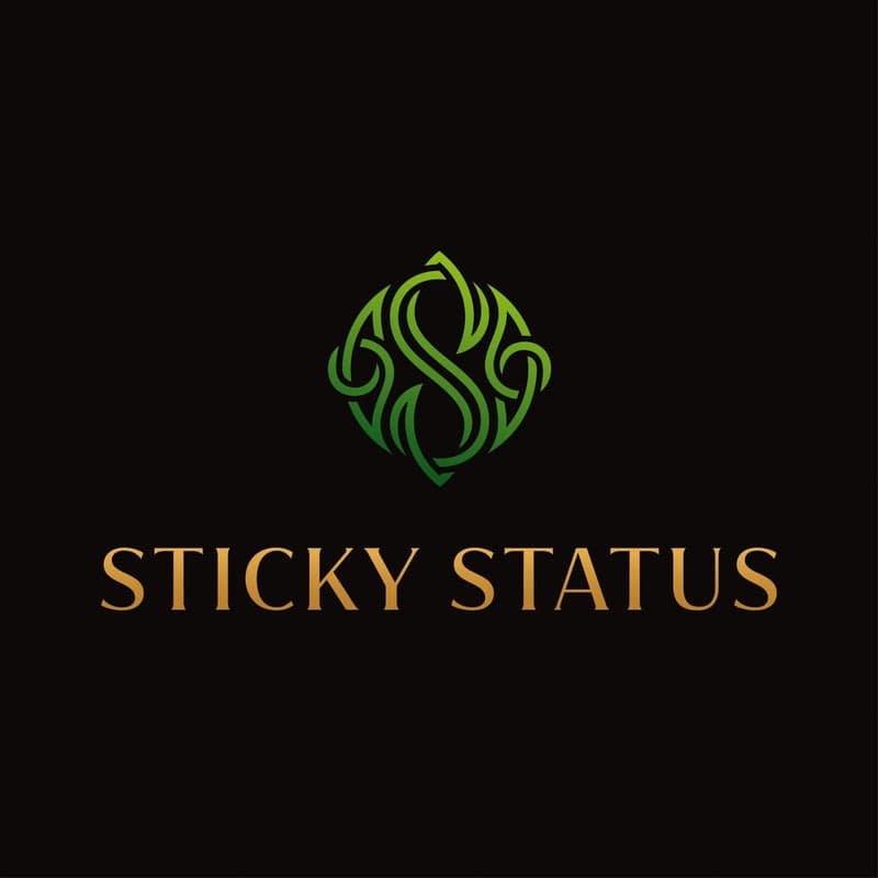 Blue Dream Flowers by Sticky Status, $64.00