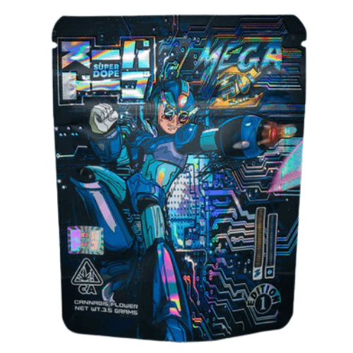 Mega Z (Blue) Flowers by Super Dope Brand, $62.00