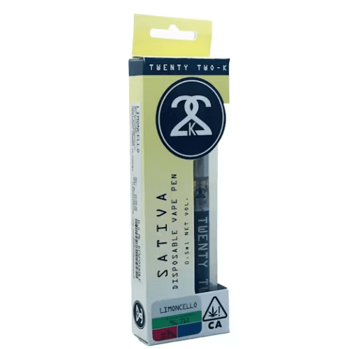 22K Limoncello Vapes - 1 Gram Vape Carts cannabis