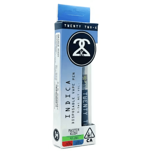22K Master Kush Vapes - 1 Gram Vape Carts cannabis