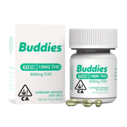 Buddies 10mg 60ct Capsules Tincture cannabis