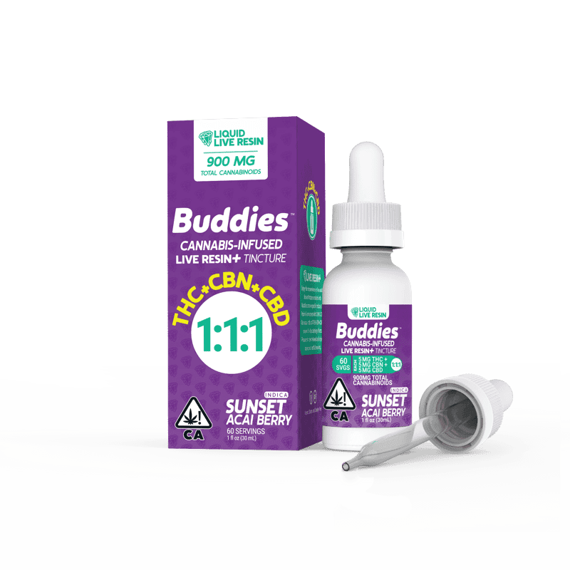 Buddies 100mg 10ct Capsules Tincture cannabis