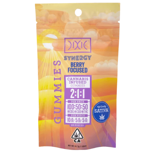 Focused Berry 2:1:1 CBG Edibles by Dixie Brands, $10.00