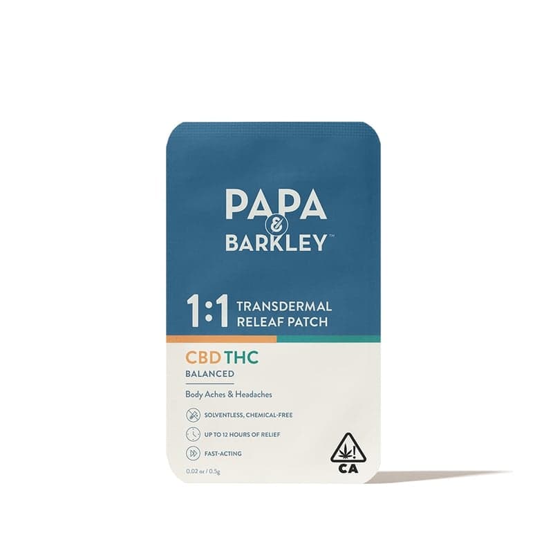 Papa & Barkley CBD Patches Topicals cannabis