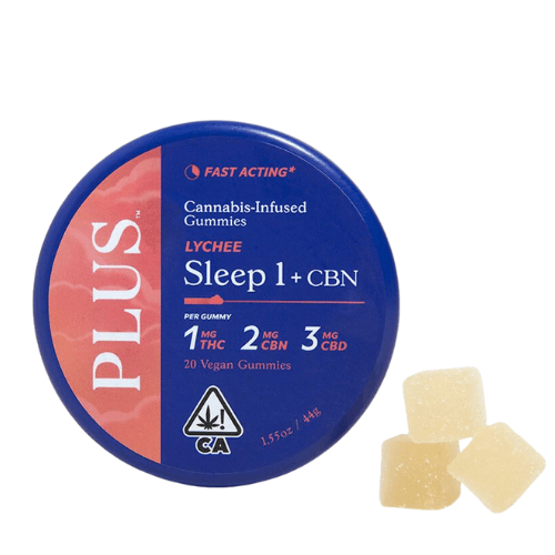 Lychee 3:2:1 Sleep Edibles by Plus, $22.00