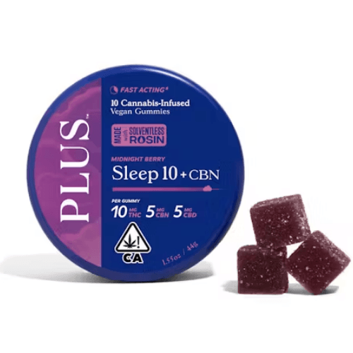 Midnight Berry 10:5:5 Sleep Edibles by Plus, $19.00