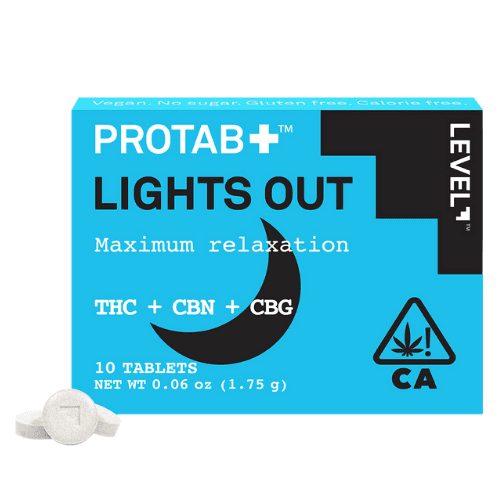 Level + Lights Out ProTabs Tincture cannabis