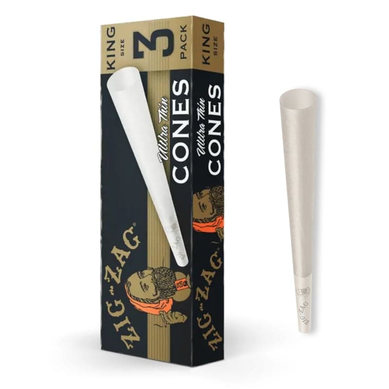 King Size Ultra Thin Size Cones Accessories by Zig Zag, $3.00