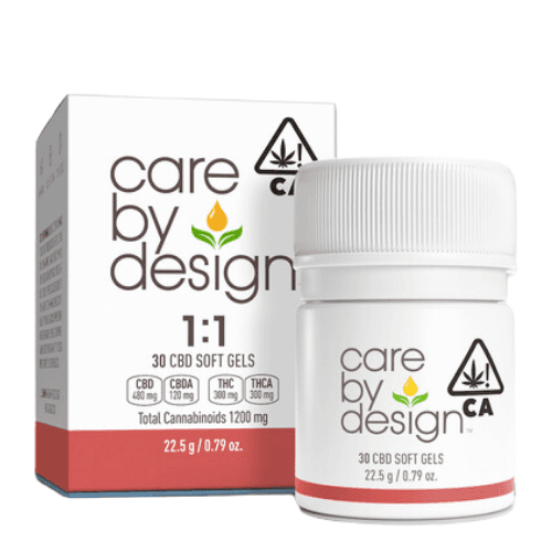 Care by Design 1:1 (30ct) capsules Soft Gels Capsules Refresh Tincture cannabis