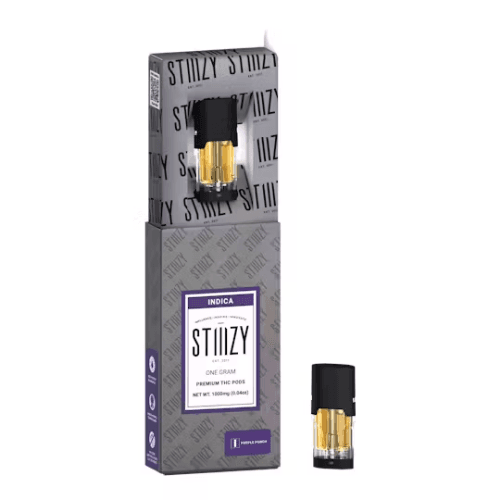 Stiiizy Purple Punch Vapes - 1 Gram Vape Carts cannabis