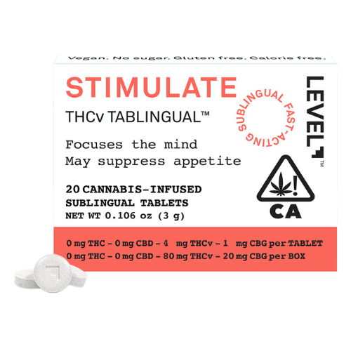 Level Stimulate Tablingual Tincture cannabis