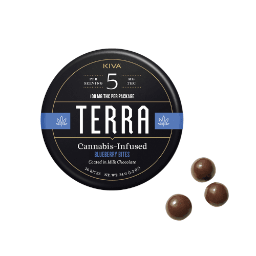 Blueberries Milk Chocolate Edibles by Kiva, $22.00