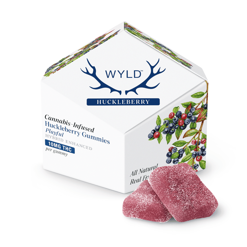 Wyld Huckleberry Hybrid Fruit Chews - 100 mg Edibles cannabis