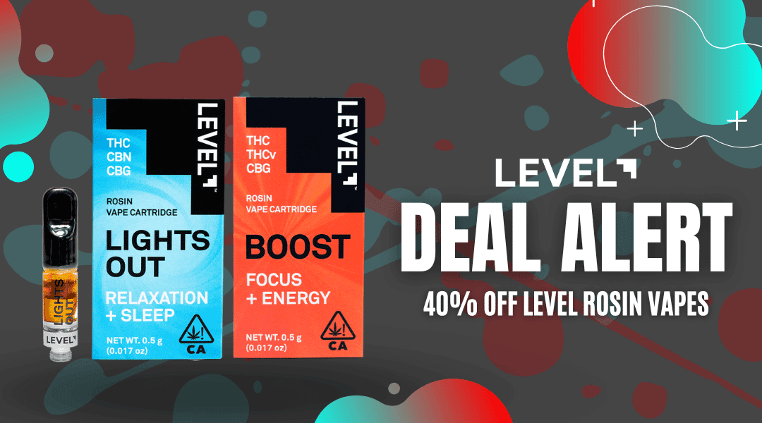 Unbelievable Deal Alert: Get 40% Off on Level Rosin Vapes